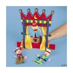   Wooden Finger Puppet Theater + BONUS 3 FINGER PUPPETS Toys & Games