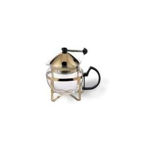 Service Ideas T600CCG   .6 liter Tea Press w/ Glass Pitcher, Metal 