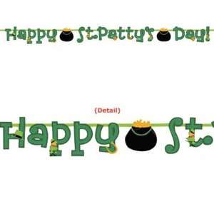  Happy St. Patricks Day Letter Banner 7ft: Toys & Games