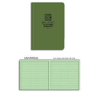 Book, Memorandum, 5 1/2 X 8 Green Log Book (12/pack), NSN 7530 00 