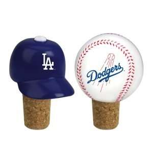 Los Angeles Dodgers MLB Wine Bottle Cork Set (2.25):  