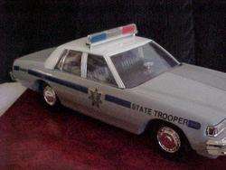 Jim Beam 1992 Gray State Trooper Car**MINT w/BOX police  