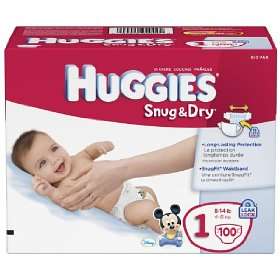 Huggies Snug & Dry Baby Diapers PICK SIZE & QUANTITY  