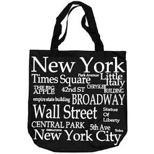 New York Tote Bag   Attractions Canvas, New York Tote Bags, New York 