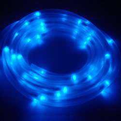LED Solar Rope Lights   Blue   102 ct  