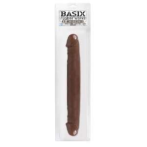  Pipedream Products, Inc. Basix 12 inch Double Dong, Brown 