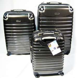 Hard Case Luggage Set 3 PC Expandable 4 Wheel Spinner Bag Travel 