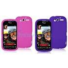 Silicone Case Cover Skin HTC My Touch 4G MyTouch Purple  