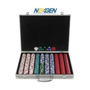  1000 Las Vegas EDGE SPOT NEXGENT Poker Chips w/Alu 