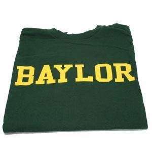  Baylor T shirt   Block Print, Forest   Large Sports 