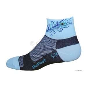 DeFeet Aireator Flirt Sock: Light Blue; MD/LG:  Sports 