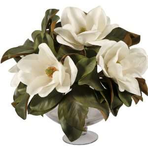  Jane Seymour 17 High Magnolias in Glass Vase: Home 