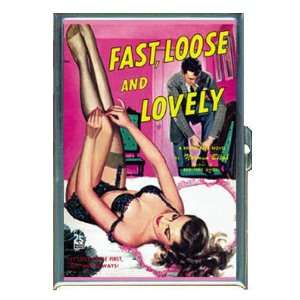 FAST LOOSE AND LOVELY SEXY PULP ID CREDIT CARD WALLET CIGARETTE CASE 