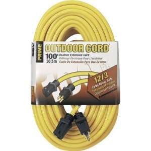  Prime Wire & Cable 125 Volt Outdoor Extension Cord   100Ft 