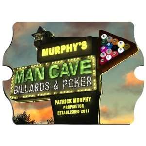  Personalized Marquee Man Cave Vintage Sign: Home & Kitchen