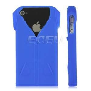  Ecell   BLUE T SHIRT SILICONE GEL SKIN CASE COVER FOR 