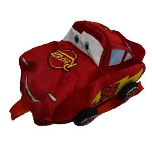  Cars Plush Backpack McQueen Car Shaped 