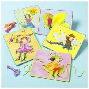   Crafts Kids Fairy Threading Card, Fairies Lacing Cards Toys & Games