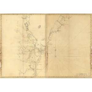    1776 map Cape Elizabeth, ME To Newburyport, MA