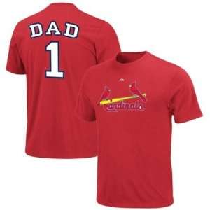  Mens St. Louis Cardinals #1 Dad Tshirt