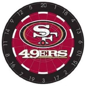 San Francisco 49ers 18in Bristle Dart Board  Game Room:  