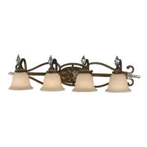   Park Tuscan Four Light Bathroom Fixture from t