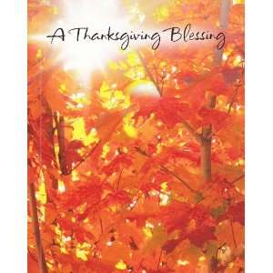  Greeting Card Thanksgiving A Thanksgiving Blessing 