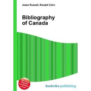  Bibliography of Canada Ronald Cohn Jesse Russell Books