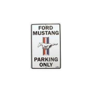 Ford Mustang Metal Parking Sign *SALE*:  Sports & Outdoors