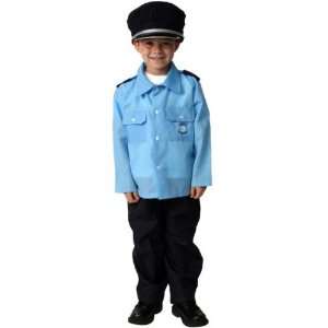   Policeman Career Dressup Play Halloween Boy Costume 4/6 Toys & Games
