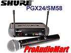 Shure PGX24/SM58 wireless microphone PGX SM58 Handheld Wireless SM 58 