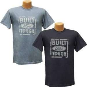   Ford Tough Distressed Look Tee Denim Heather  X Large