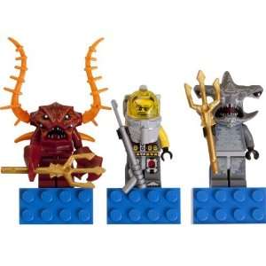  LEGO Crab Warrior, Hammer Head Guardian, and Diver 