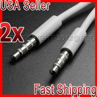   5MM CAR AUDIO AUX AUXILIARY EXTENSION CABLE CORD FOR APPLE IPHONE 4 4S