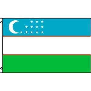 Uzbekistan Official Flag 