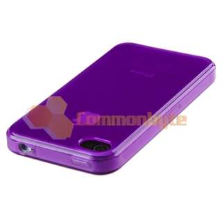   CASE+CAR+AC CHARGER+PRIVACY FILM For iPhone 4 4S 4G 4GS G  