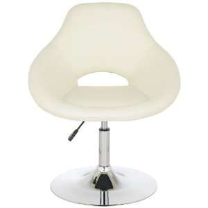  Zenon Vanilla Faux Leather Swivel Chair: Home Improvement