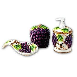 Wine Grapes Decorative Novelty Fruit Fruity Themed Wall Clock Kitchen 
