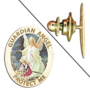 Guardian Angel Protect Me Color Pin
