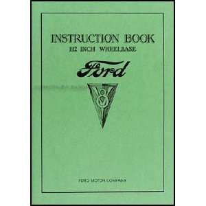  1934 Ford V8 Car & Pickup Owners Manual Reprint: Ford 