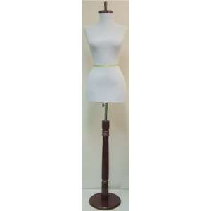  Female Mannequin Dress & Slacks Form Stand White/burgundy 