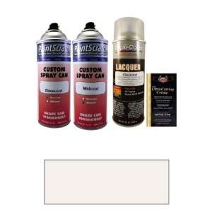  White Gold Crystal Pearl Tricoat Spray Can Paint Kit for 2001 Lexus