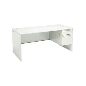  HON® 38000 Series Single Pedestal Desk for L 