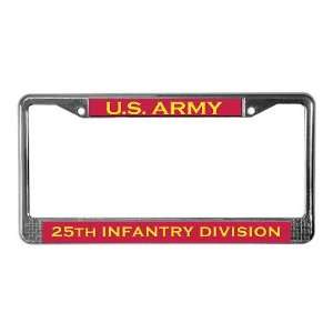  25th Infantry Division Military License Plate Frame by 