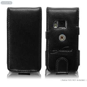   Genuine Leather Wallet Style Flip Cover Case   Nokia N96 Cases and