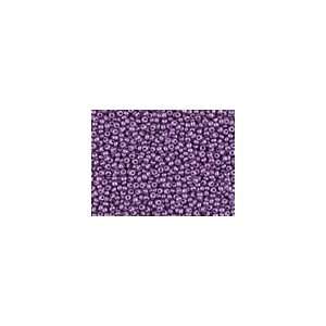  Seed Beads 11/0 Czech Satin Pearl Purple (one hank pack 