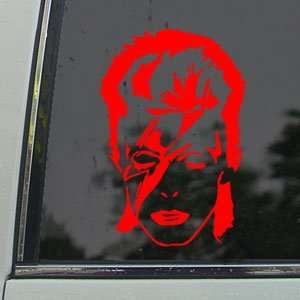  David Bowie Red Decal Ziggy Stardust Truck Window Red 