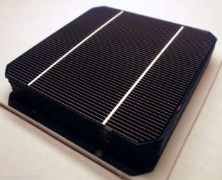 12 A Grade 5x5 Monocrystalline PV Solar Cells 2.8 Watts  