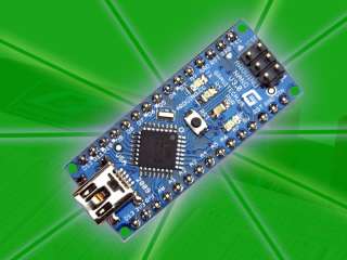 NOTE Pictures below show ATMEGA168. Arduino Nano 3.0 is now shipping 
