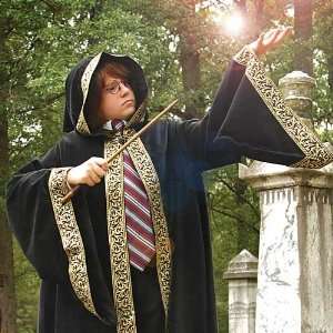    Wizards Cloak for Children   Halloween Costumes: Toys & Games